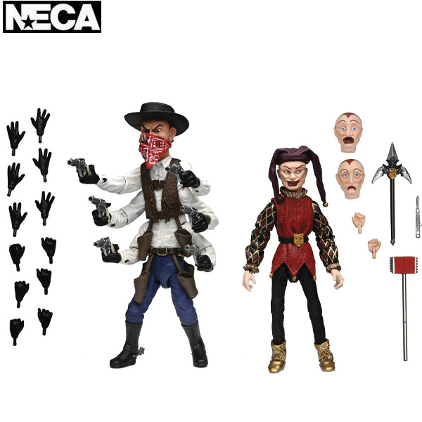 Neca Puppet Master Ultimate Six Shooter and Jester Figure Two Pack